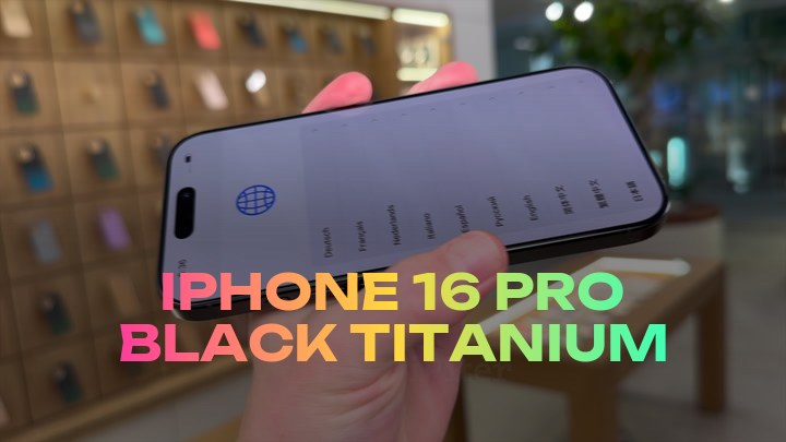 iPhone 16 Pro Black Titanium