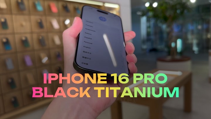 iPhone 16 Pro Black Titanium