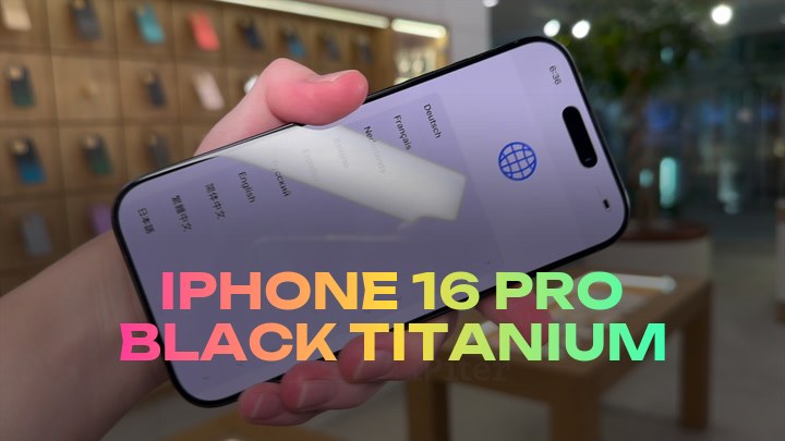 iPhone 16 Pro Black Titanium