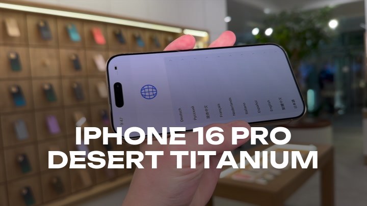 iPhone 16 Pro Desert Titanium