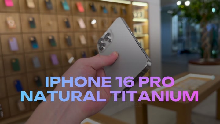 iPhone 16 Pro Natural Titanium