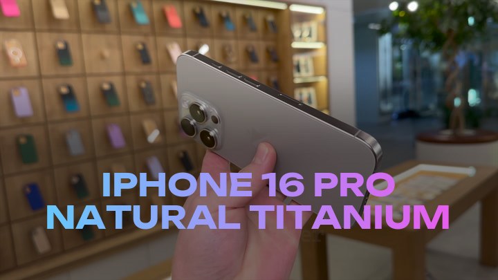 iPhone 16 Pro Natural Titanium