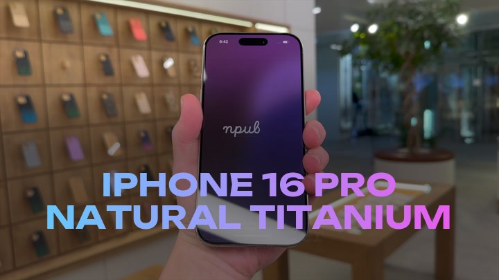 iPhone 16 Pro Natural Titanium