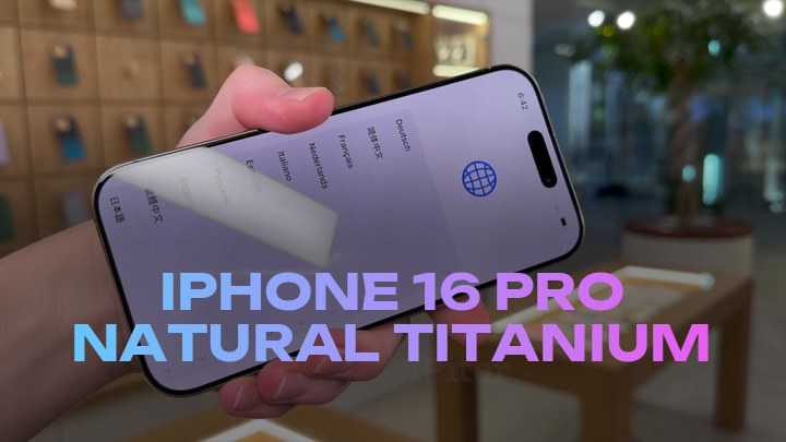 iPhone 16 Pro Natural Titanium