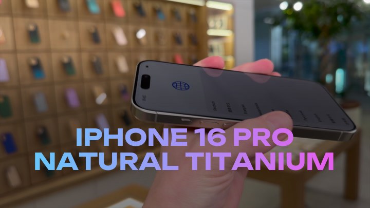 iPhone 16 Pro Natural Titanium