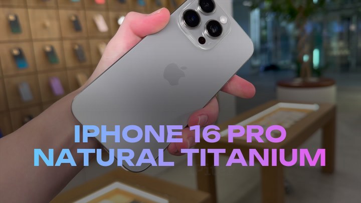 iPhone 16 Pro Natural Titanium