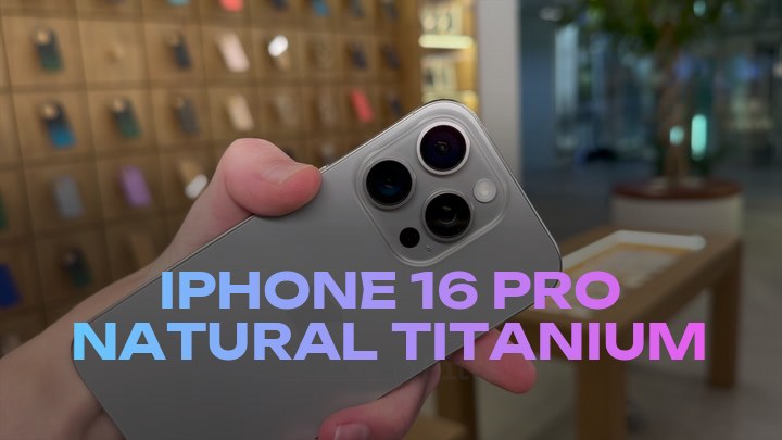 iPhone 16 Pro Natural Titanium