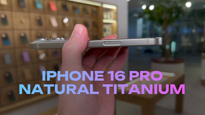 iPhone 16 Pro Natural Titanium