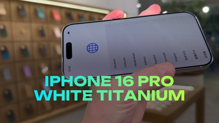 iPhone 16 Pro White Titanium