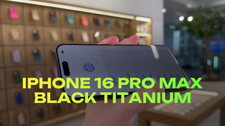 iPhone 16 Pro Max Black Titanium