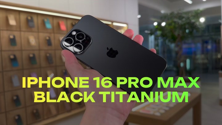 iPhone 16 Pro Max Black Titanium