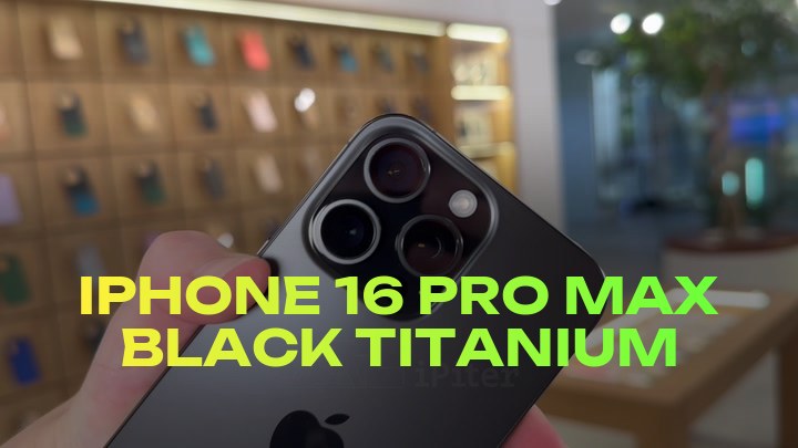 iPhone 16 Pro Max Black Titanium