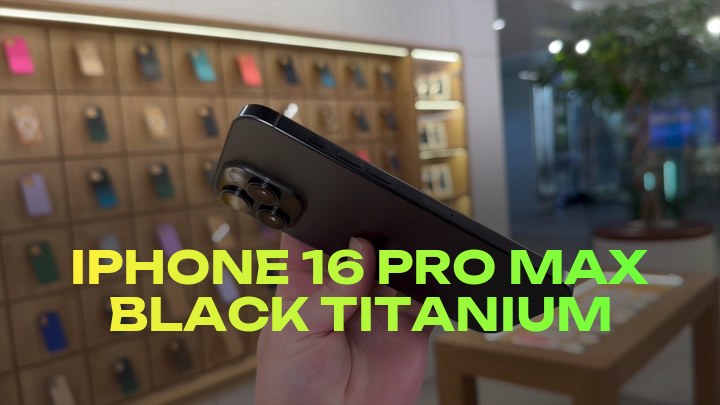 iPhone 16 Pro Max Black Titanium