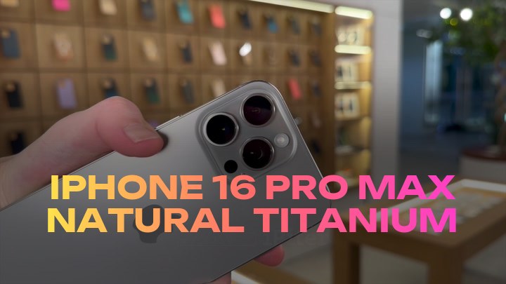 iPhone 16 Pro Max Natural Titanium