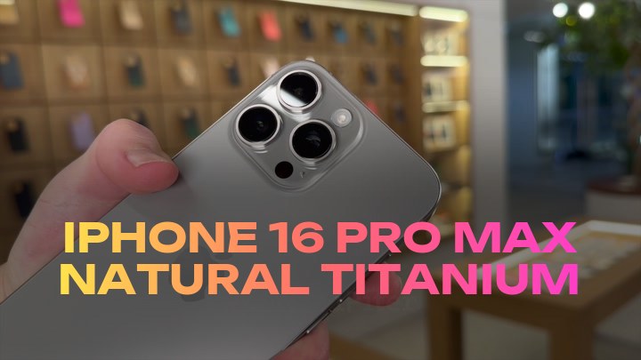 iPhone 16 Pro Max Natural Titanium