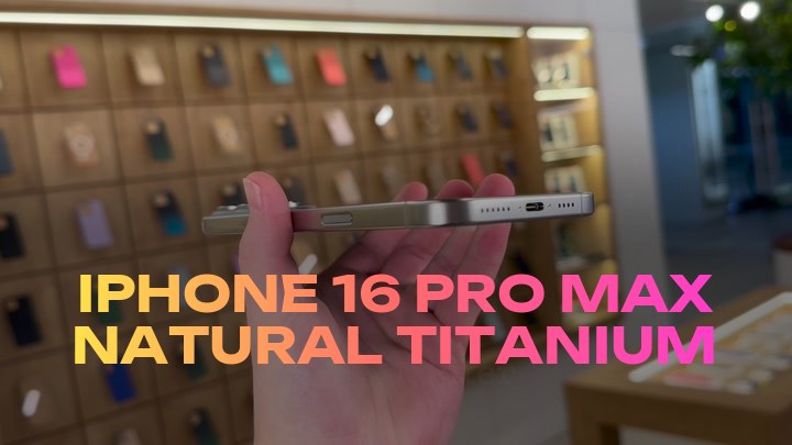 iPhone 16 Pro Max Natural Titanium