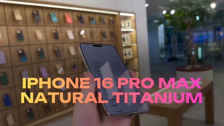 iPhone 16 Pro Max Natural Titanium