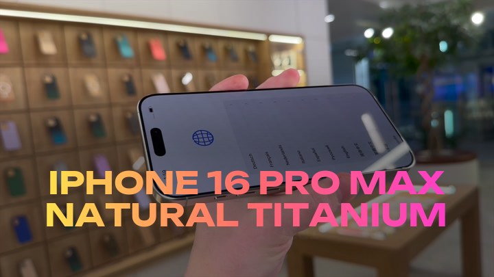 iPhone 16 Pro Max Natural Titanium