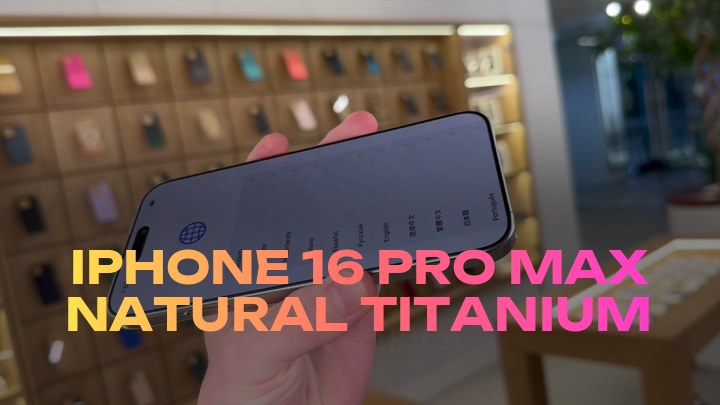 iPhone 16 Pro Max Natural Titanium