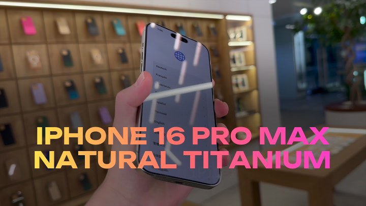 iPhone 16 Pro Max Natural Titanium