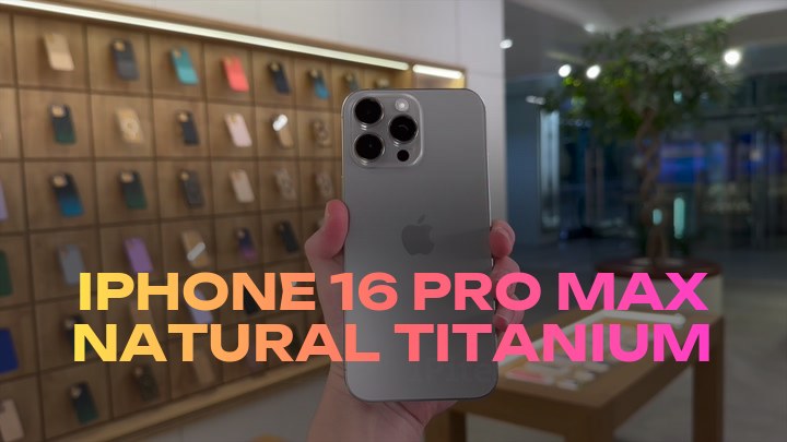 iPhone 16 Pro Max Natural Titanium