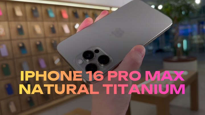 iPhone 16 Pro Max Natural Titanium