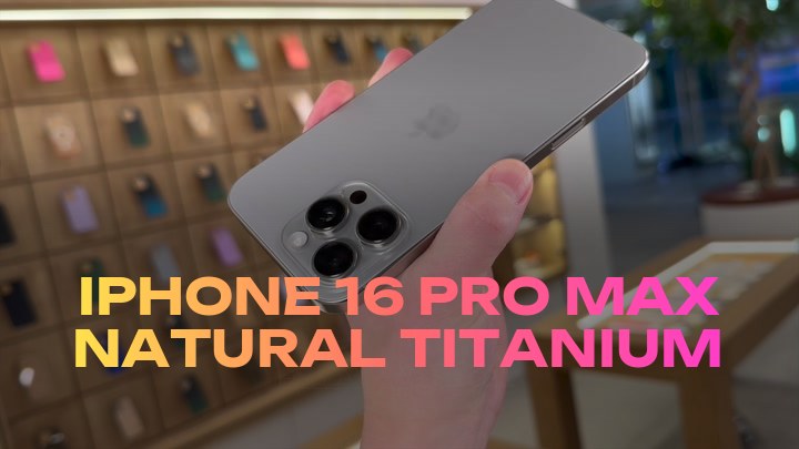 iPhone 16 Pro Max Natural Titanium
