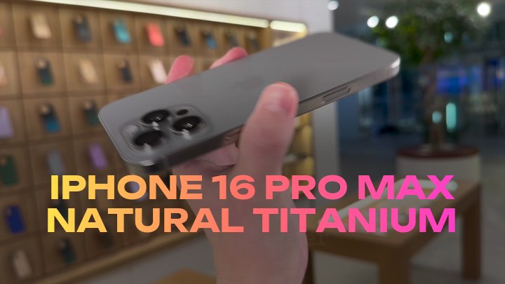 iPhone 16 Pro Max Natural Titanium