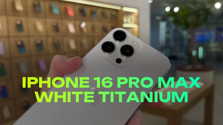 iPhone 16 Pro Max White Titanium