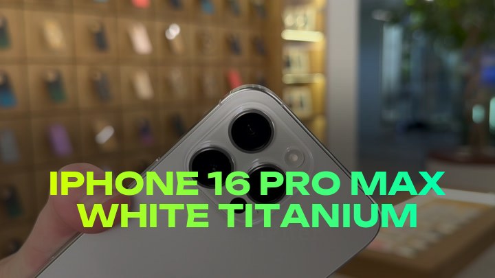 iPhone 16 Pro Max White Titanium