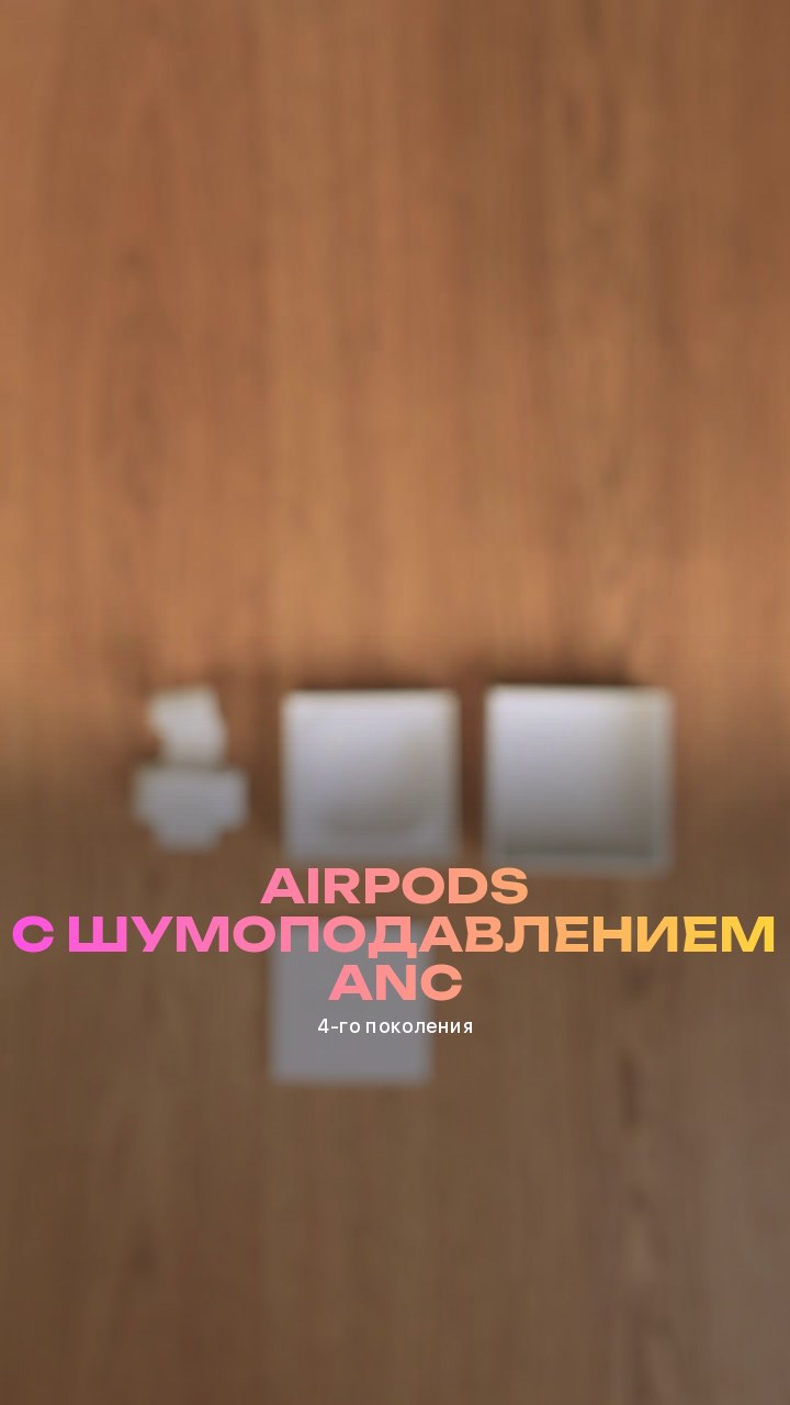 Apple AirPods (4-го поколения) с шумоподавлением ANC (MXP93)