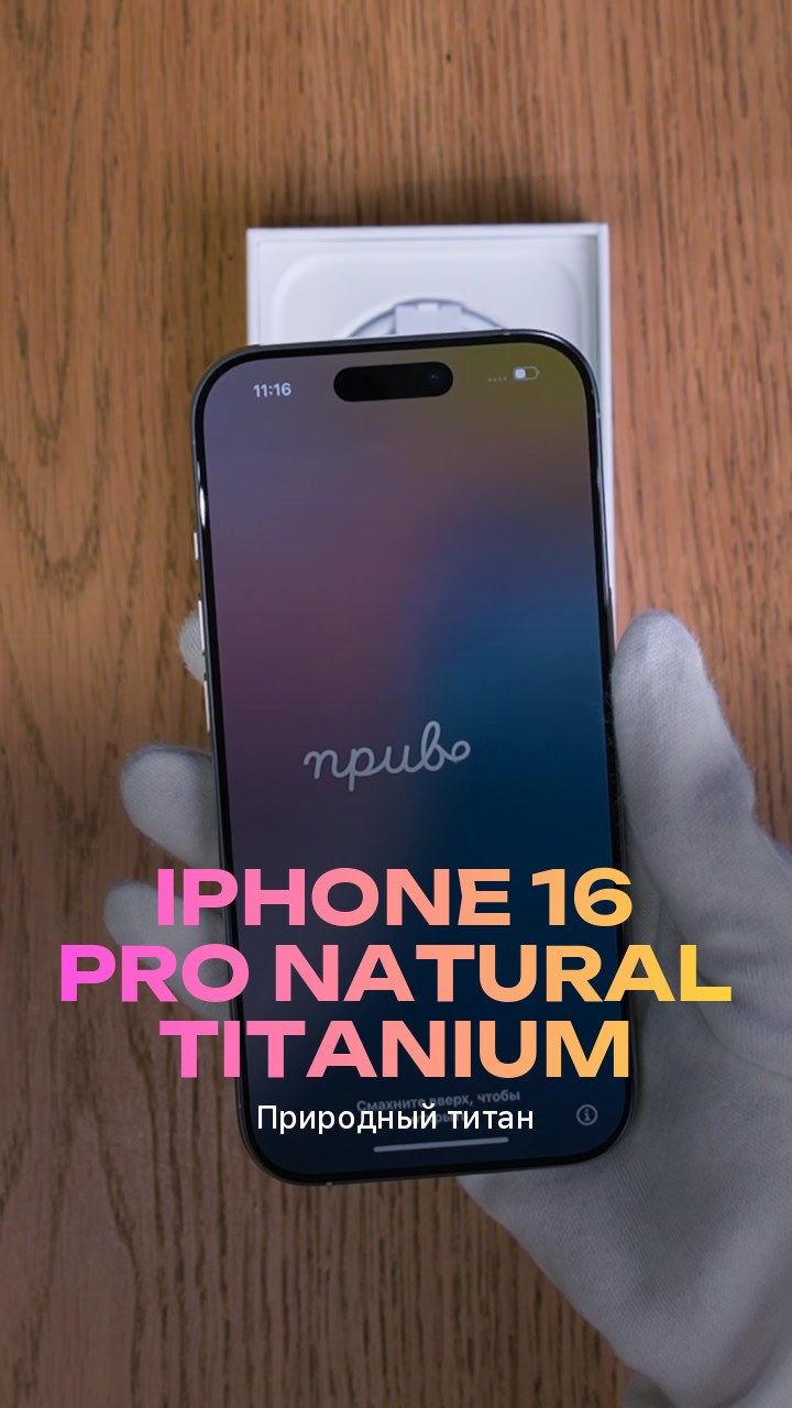 Apple iPhone 16 Pro Natural Titanium (Природный титан)