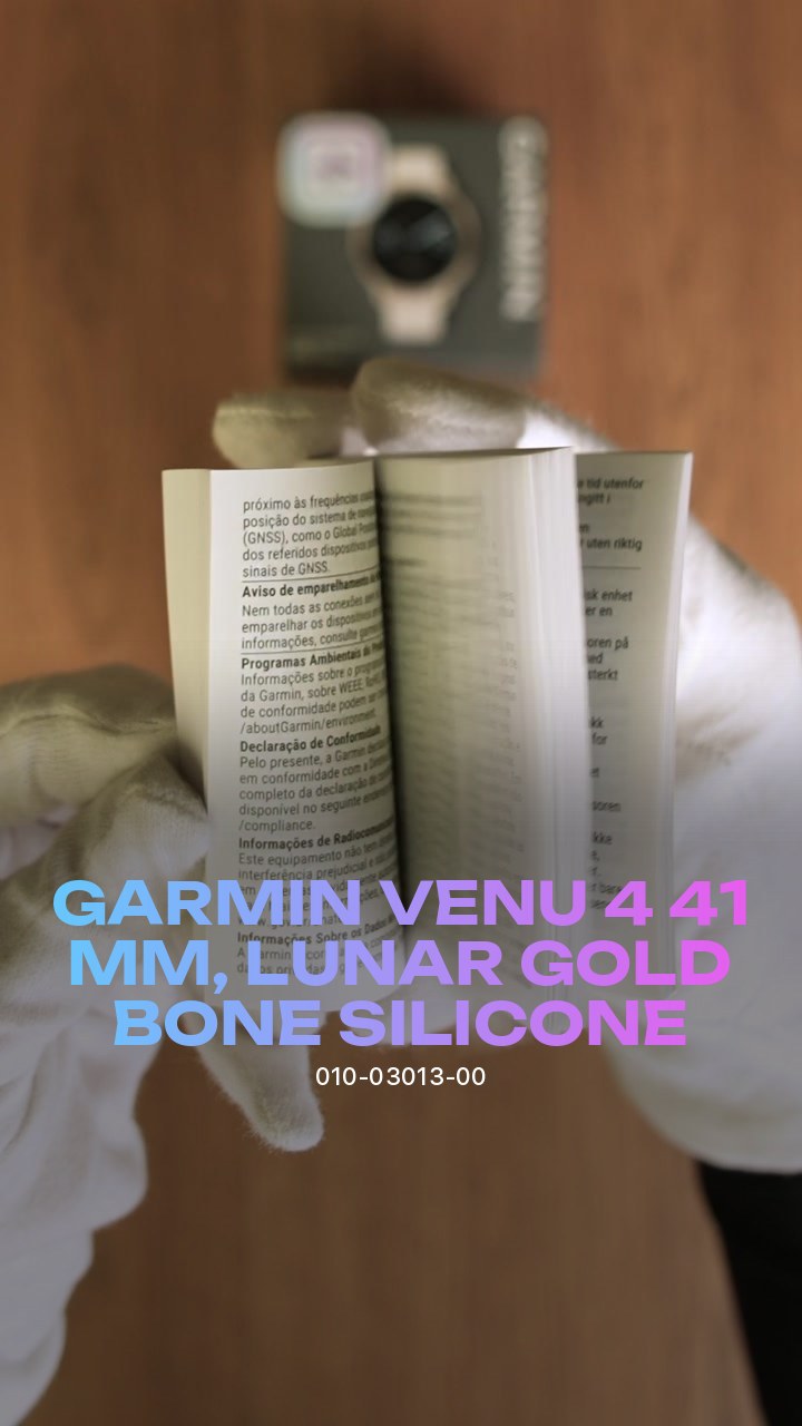Garmin Venu 4 41 мм, Lunar Gold / Bone Silicone (010-03013-00)