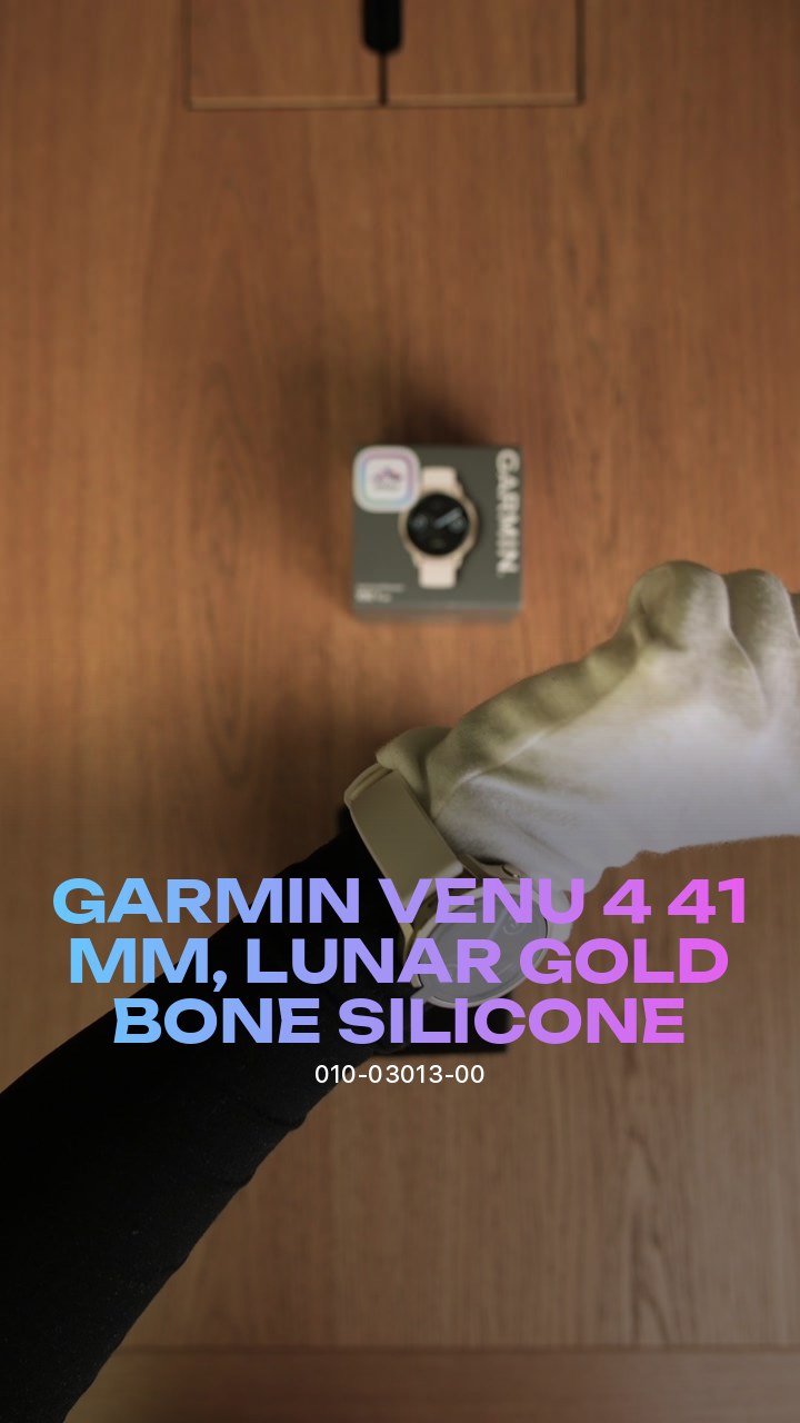 Garmin Venu 4 41 мм, Lunar Gold / Bone Silicone (010-03013-00)