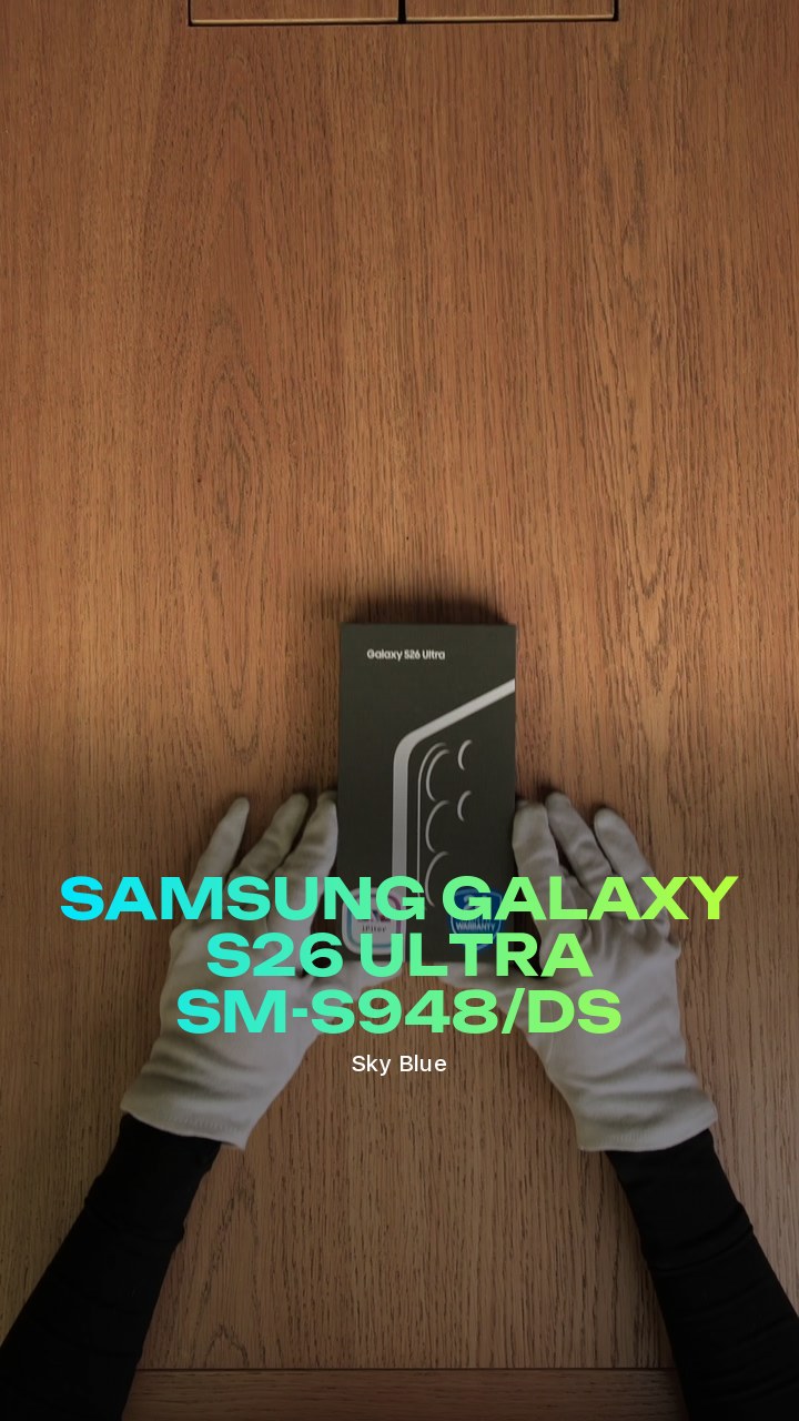 Samsung Galaxy S26 Ultra (Sky Blue) SM-S948/DS (Dual Nano-sim + eSim)