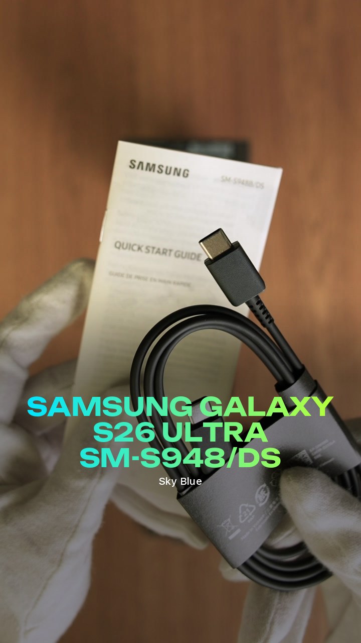Samsung Galaxy S26 Ultra (Sky Blue) SM-S948/DS (Dual Nano-sim + eSim)