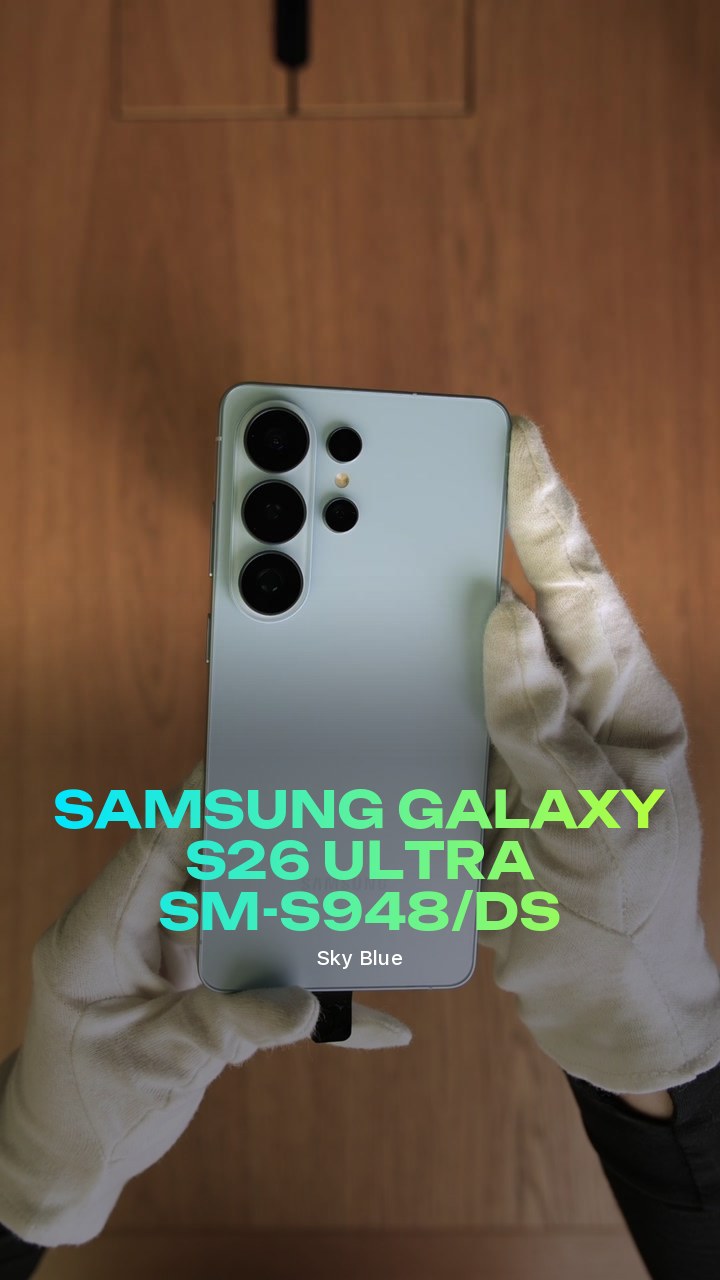 Samsung Galaxy S26 Ultra (Sky Blue) SM-S948/DS (Dual Nano-sim + eSim)