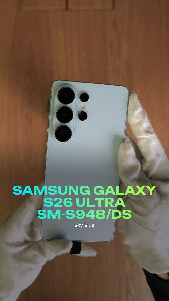 Samsung Galaxy S26 Ultra (Sky Blue) SM-S948/DS (Dual Nano-sim + eSim)