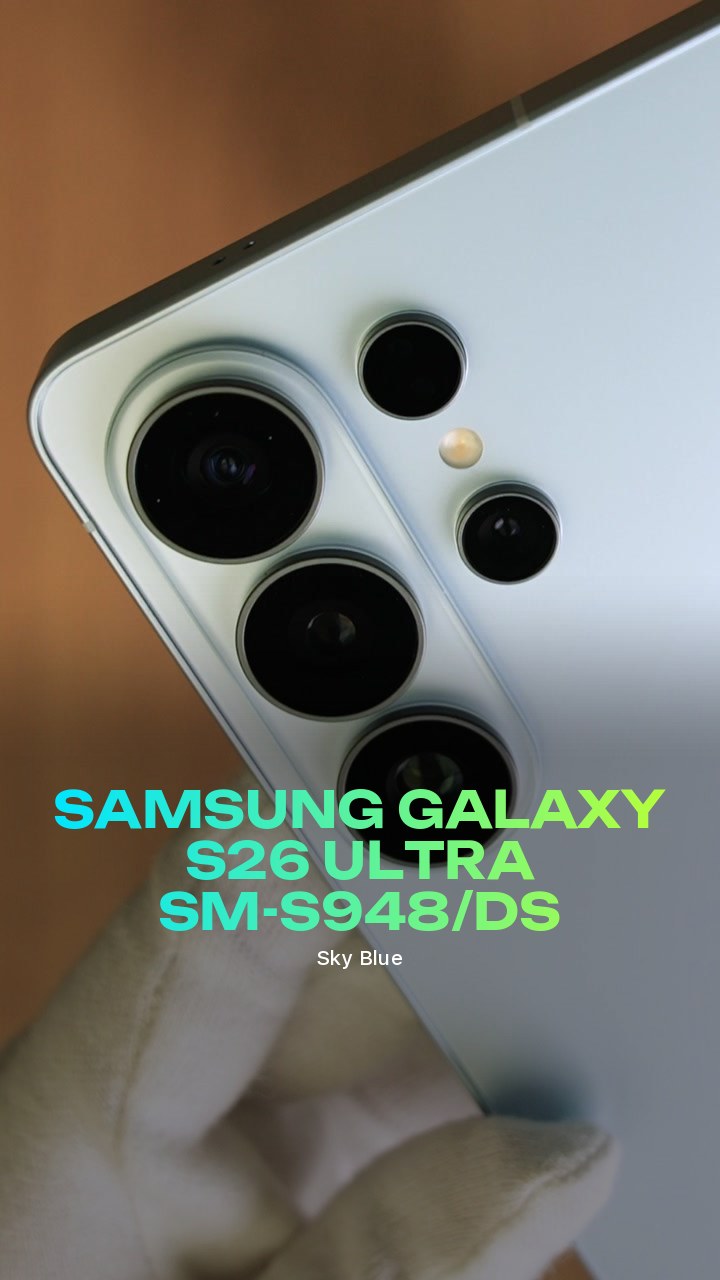 Samsung Galaxy S26 Ultra (Sky Blue) SM-S948/DS (Dual Nano-sim + eSim)
