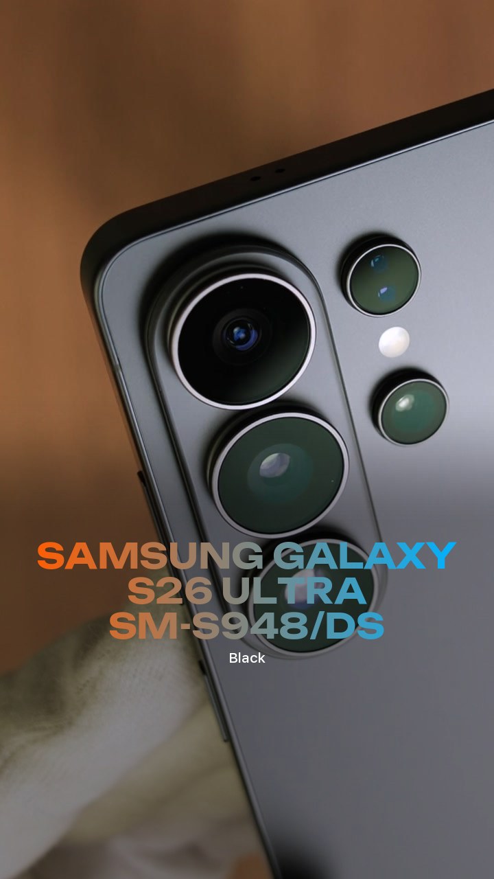 Samsung Galaxy S26 Ultra (Black) SM-S948/DS (Dual Nano-sim + eSim)