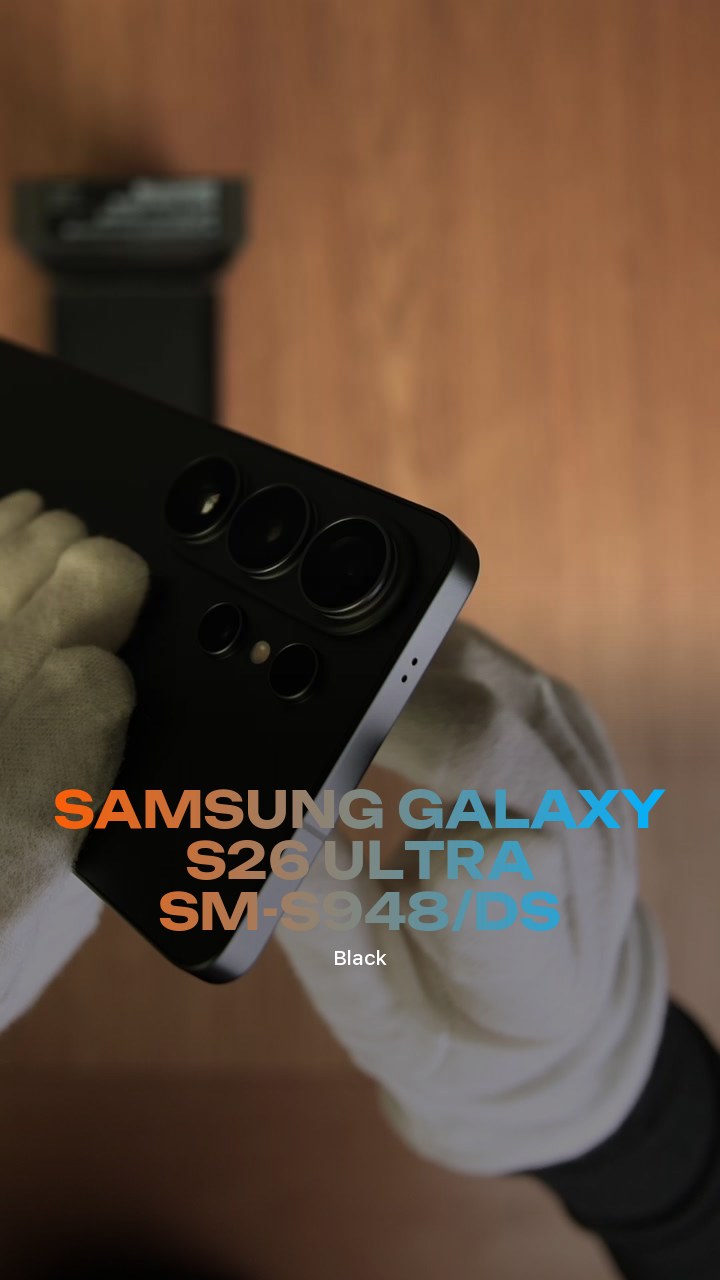 Samsung Galaxy S26 Ultra (Black) SM-S948/DS (Dual Nano-sim + eSim)