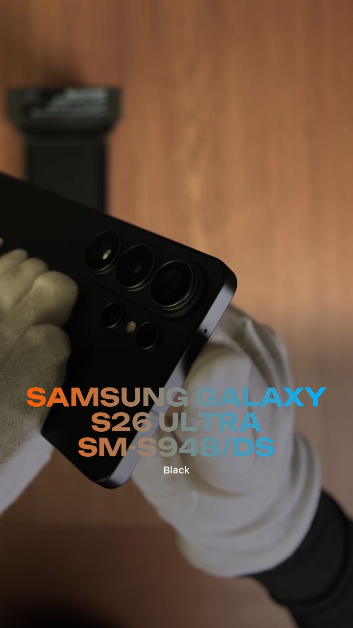 Samsung Galaxy S26 Ultra (Black) SM-S948/DS (Dual Nano-sim + eSim)