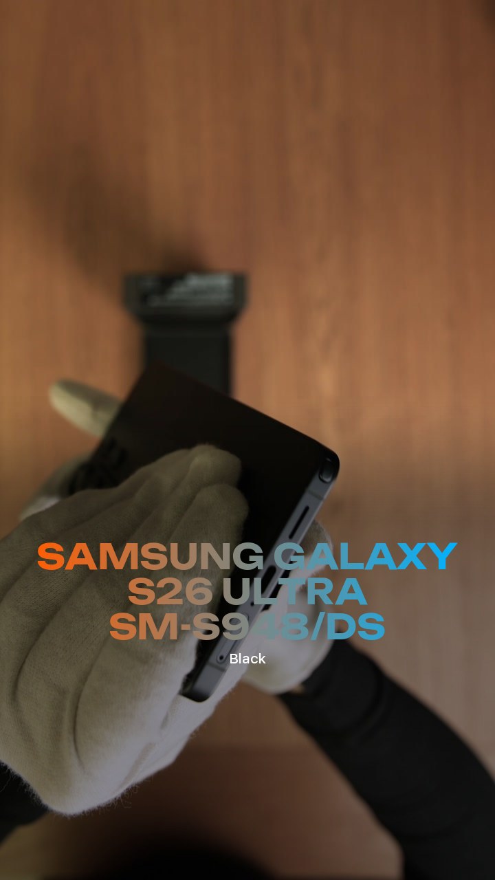 Samsung Galaxy S26 Ultra (Black) SM-S948/DS (Dual Nano-sim + eSim)