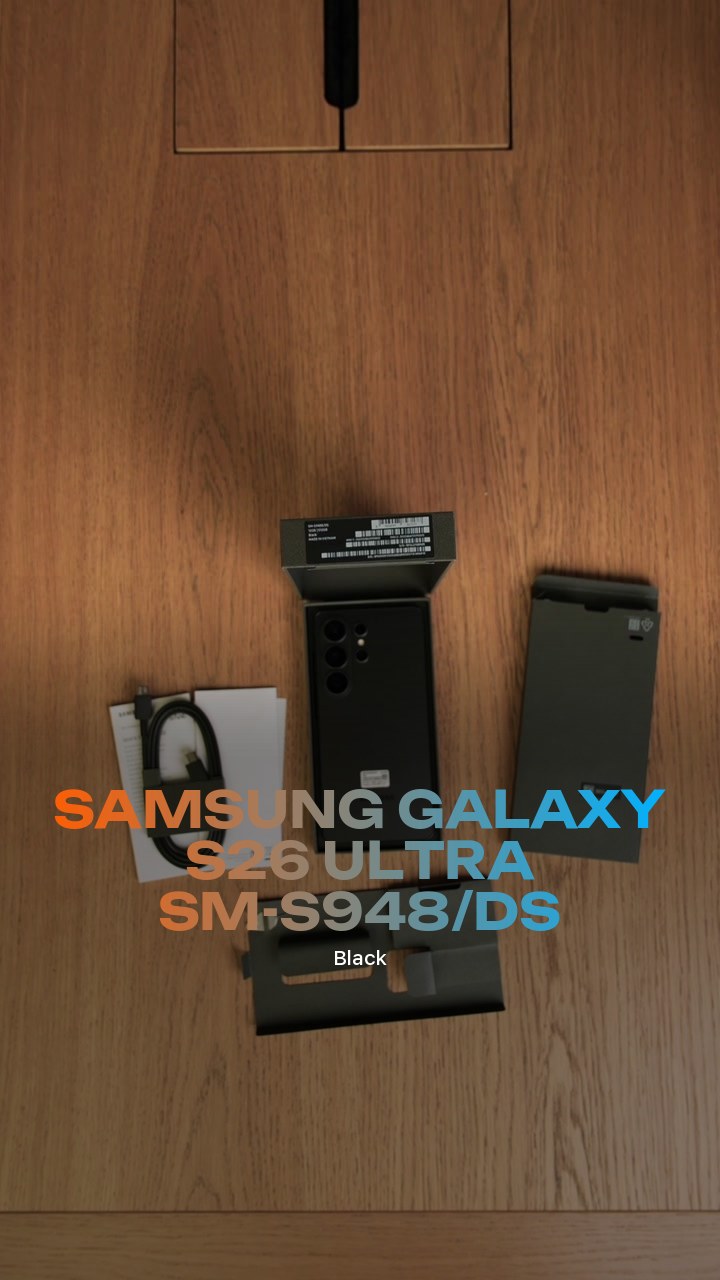 Samsung Galaxy S26 Ultra (Black) SM-S948/DS (Dual Nano-sim + eSim)