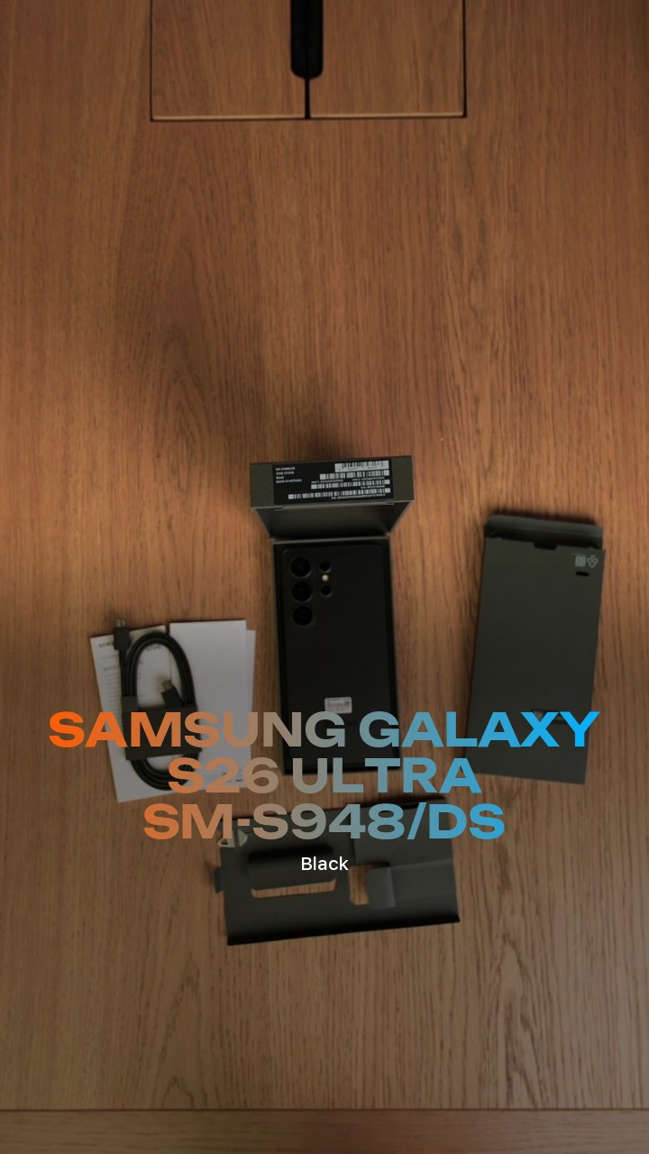 Samsung Galaxy S26 Ultra (Black) SM-S948/DS (Dual Nano-sim + eSim)