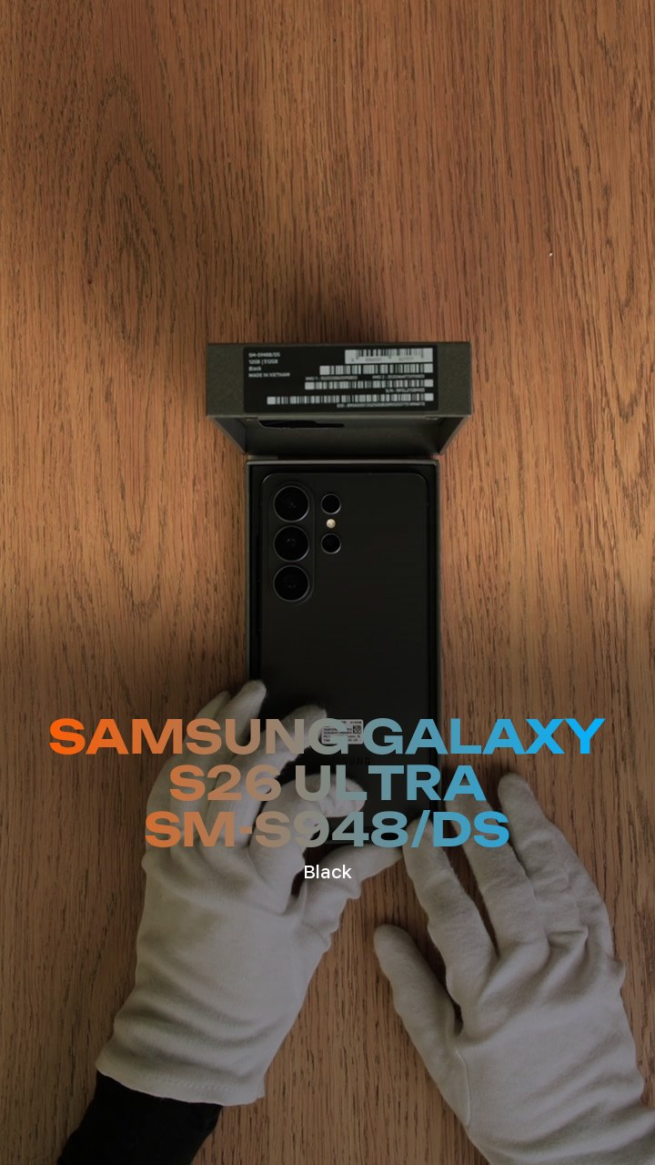 Samsung Galaxy S26 Ultra (Black) SM-S948/DS (Dual Nano-sim + eSim)