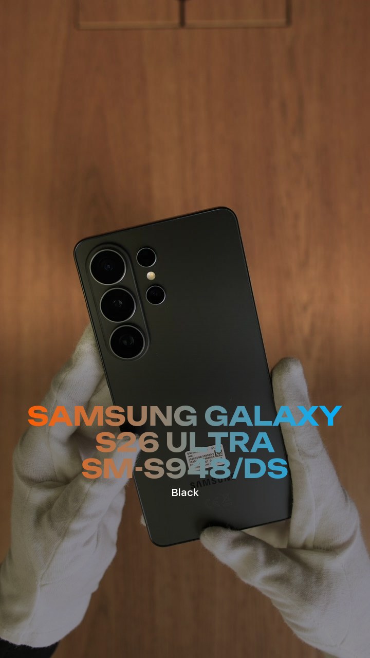 Samsung Galaxy S26 Ultra (Black) SM-S948/DS (Dual Nano-sim + eSim)