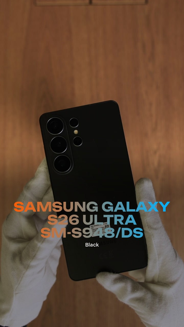 Samsung Galaxy S26 Ultra (Black) SM-S948/DS (Dual Nano-sim + eSim)