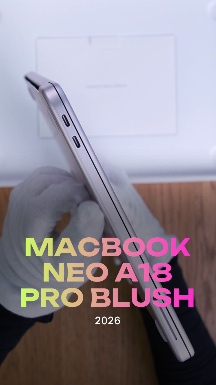 Apple MacBook Neo (2026) A18 Pro (6CPU/5GPU/8GB/512GB) Blush (MHFJ4)