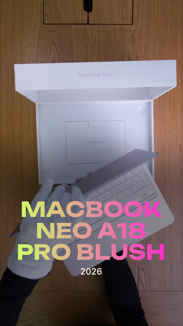 Apple MacBook Neo (2026) A18 Pro (6CPU/5GPU/8GB/512GB) Blush (MHFJ4)